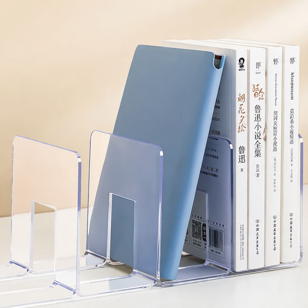 ที่จัดระเบียบโต๊ะทำงานอะคริลิก - Clear Acrylic Book Stand Holder บทวิจารณ์และราคา
