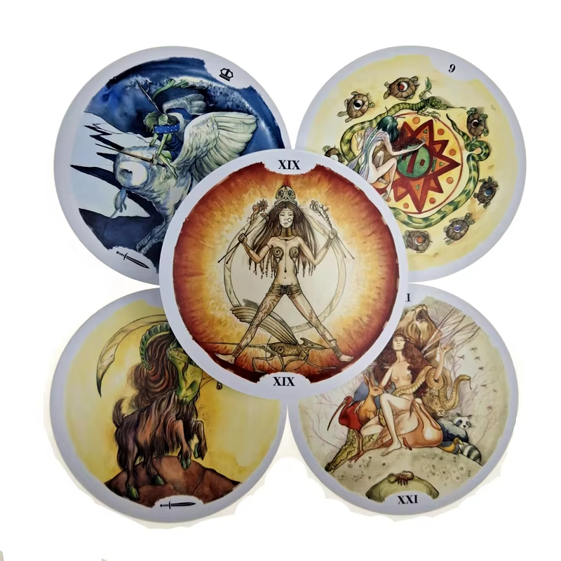 ไพ่ทาโรต์วงกลมแห่งชีวิตแบบใหม่ - Tarot Deck With Guidebook บทวิจารณ์และราคา