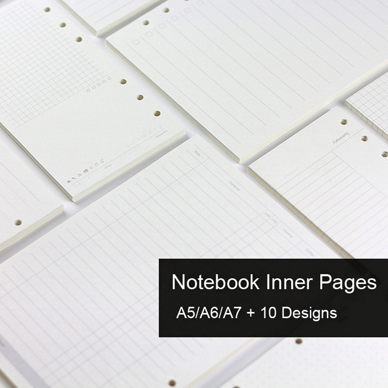 45 แผ่น A5 A6A7 หลวมโน้ตบุ๊คเต - A5 Spiral Dotted Grid Notebook บทวิจารณ์และราคา