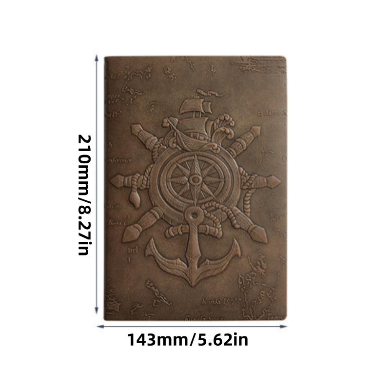 สมุดโน้ตสไตล์เรโทรขนาด A5 หน้า - Vintage Leather Journal Notebook บทวิจารณ์และราคา