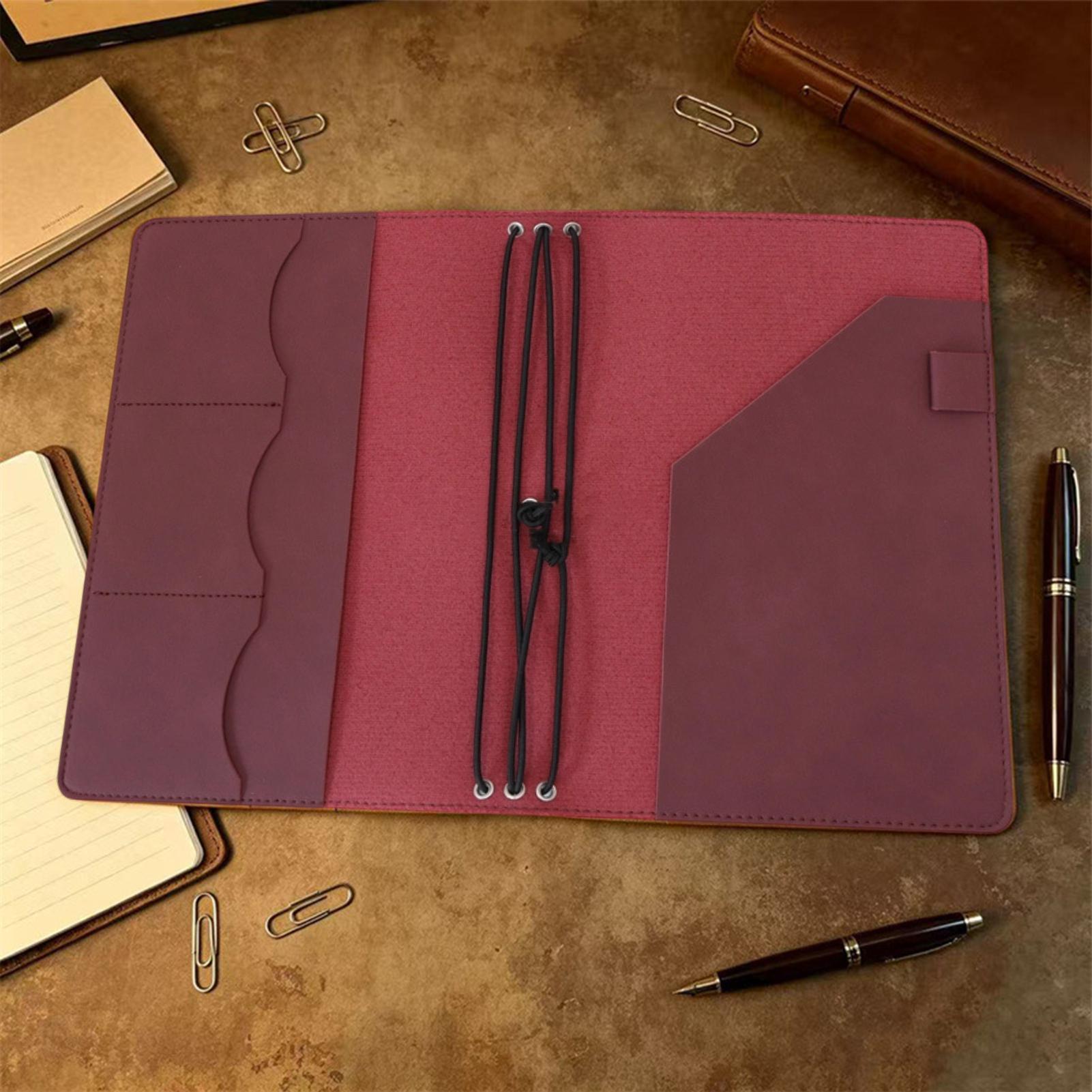 ปกสมุดบันทึก A5 หนัง PU วินเทจ - Vintage Leather Journal Notebook บทวิจารณ์และราคา