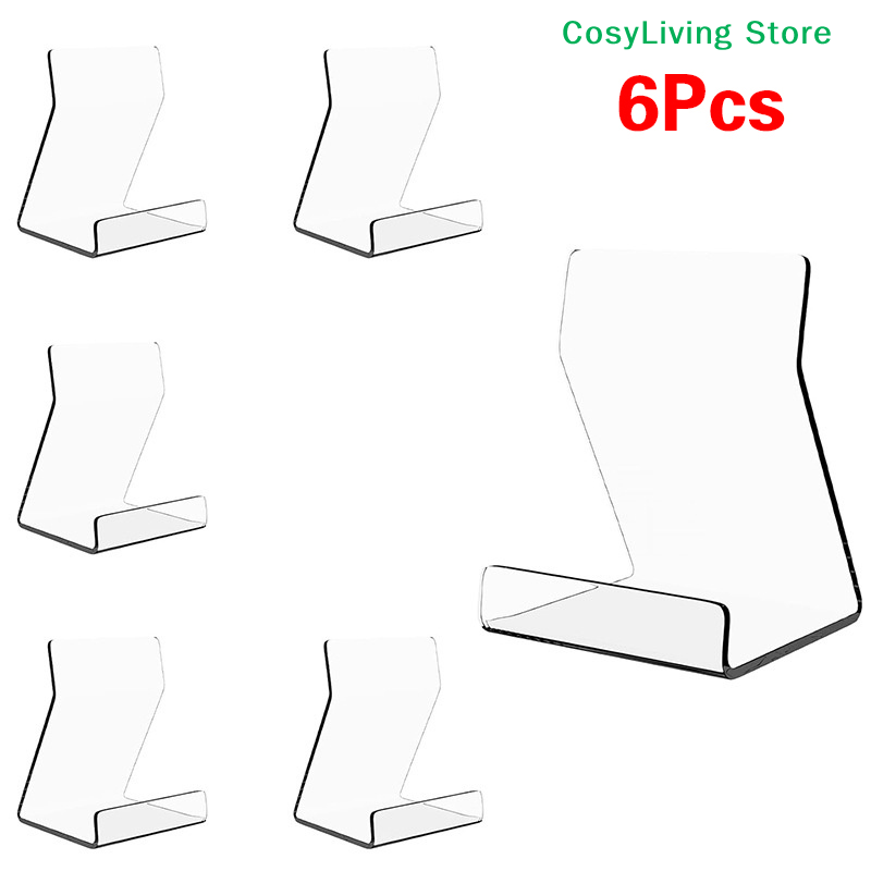 1/2/6 ชิ้นแท่นวางอะคริลิคใสสำห - Clear Acrylic Book Stand Holder บทวิจารณ์และราคา