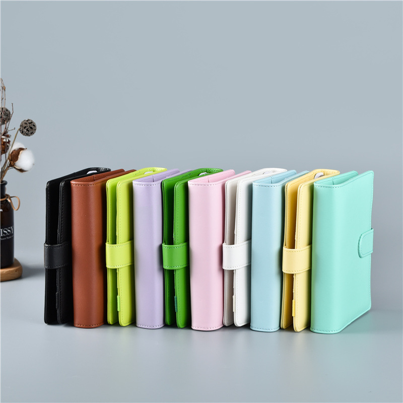 A6/A5 Macaroon สี PU หนัง DIY  - Vintage Leather Journal Notebook บทวิจารณ์และราคา